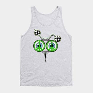 Sunday Morning Alien Hipster Tank Top